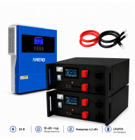 Комплект ДБЖ – (Інвертор Anenji 4.2 кВт + LiFepo4 S&E SMART 16 кВт·год)