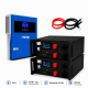 Комплект ДБЖ – (Інвертор Anenji 4.2 кВт + LiFepo4 S&E SMART 16 кВт·год)