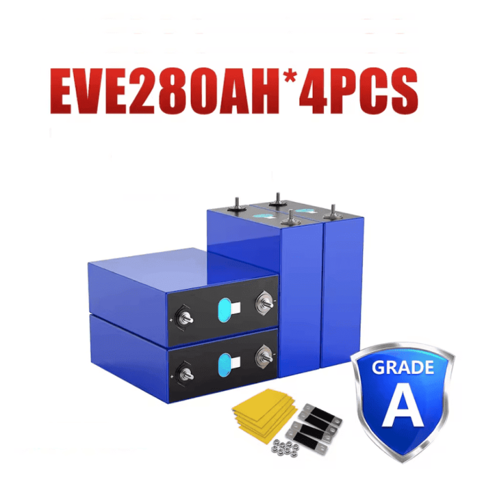 Акумулятор (осередки) EVE 280Ah Lifepo4 3.2V
