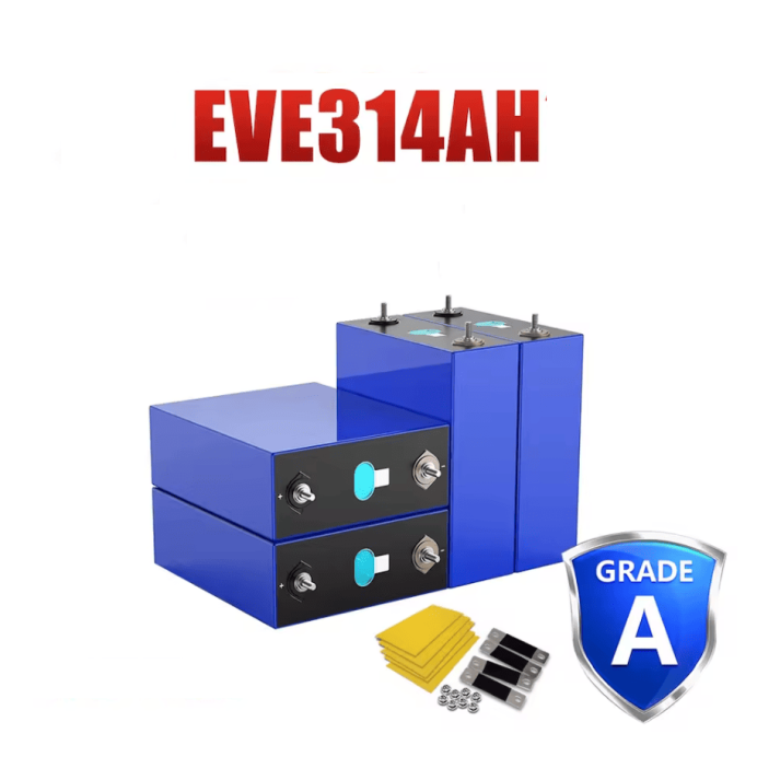 Акумулятор (осередки) EVE 314Ah Lifepo4 3.2V