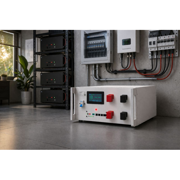 Акумулятор S&E LP LiFePO4 25,6V CAN – 280 Ah (7,2 кВт·год) – Білий