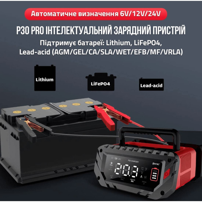 HTRC P30 – Зарядний автоматичний пристрій
