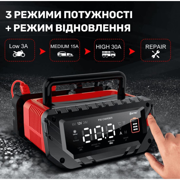 HTRC P30 – Зарядний автоматичний пристрій